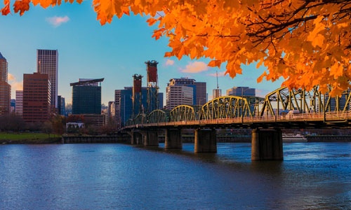 Portland travel view